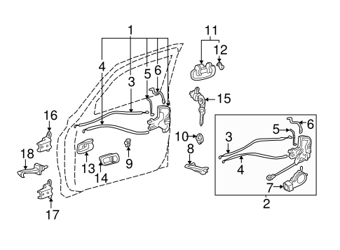 BODY/LOCK & HARDWARE for 2006 Toyota Tundra #1