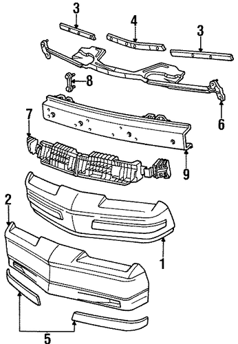 Firebird BUMPER & COMPONENTS - FRONT