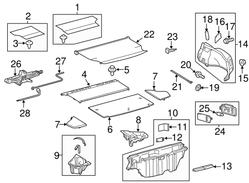 BODY/INTERIOR TRIM - REAR BODY for 2015 Toyota Prius Plug-In #1