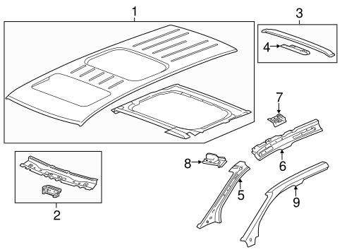 Acadia ROOF & COMPONENTS