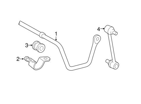 REAR SUSPENSION/STABILIZER BAR & COMPONENTS for 2012 Toyota Avalon #1