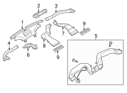 Ducts for 2019 Infiniti Q70 #0