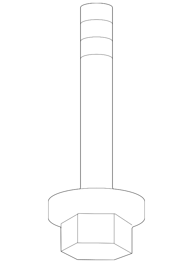 88972911 Деталь SUSP CROSSMEMBER REAR BOLT, RIGHT