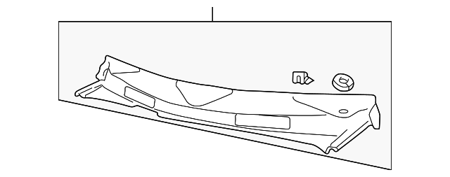 4369229 Деталь COWL GRILLE