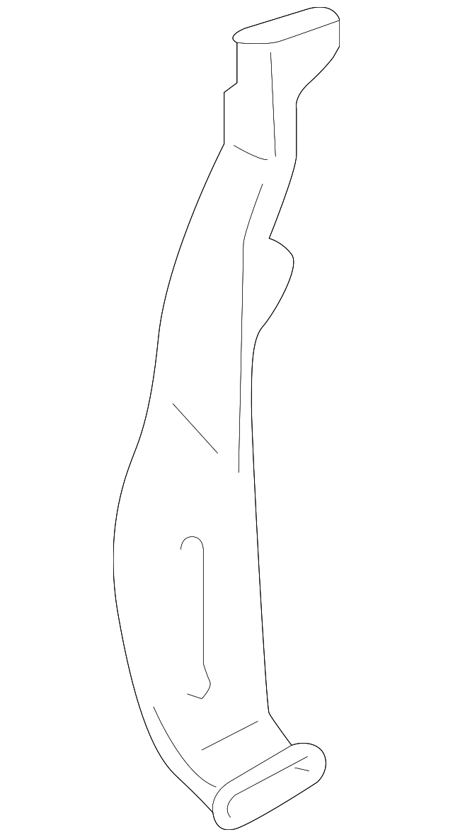 FA1Z-18C420-A Деталь REAR DUCT, LEFT