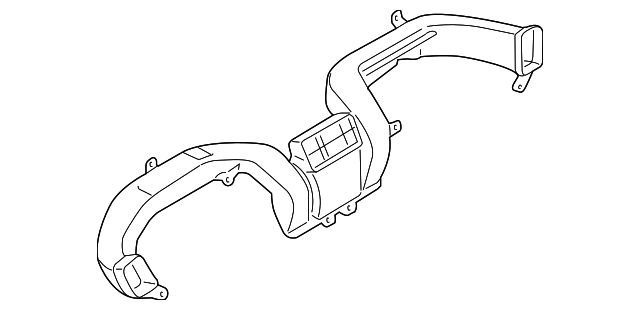 FA1Z-19B680-B Деталь OUTLET DUCT