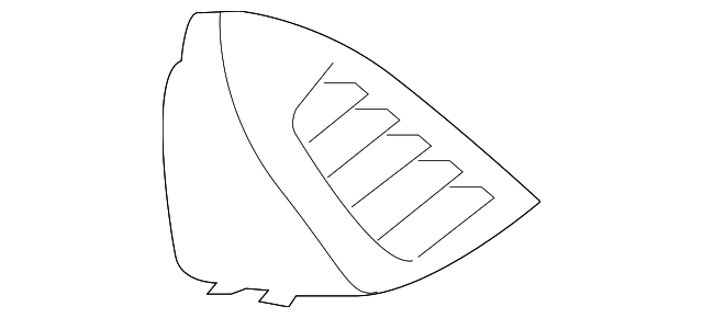 FA1Z-5804481-AA Деталь OUTER FINISH PNL, LEFT