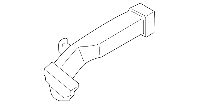 FA1Z-19E630-A Деталь VENT DUCT, LEFT