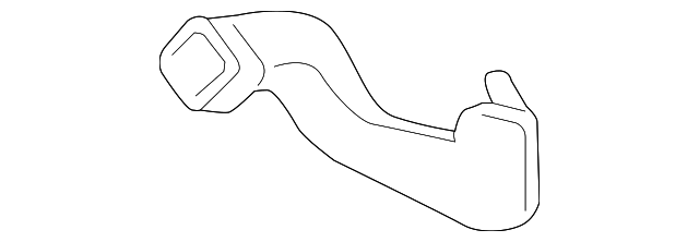 FA1Z-18491-A Деталь HEATER DUCT, RIGHT