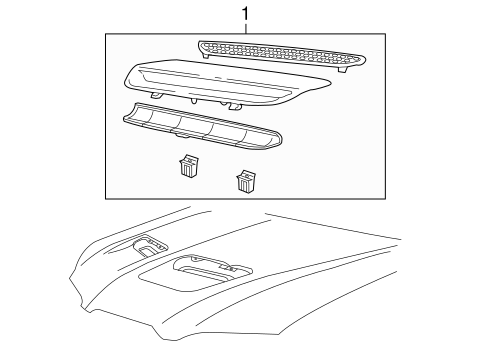 G8 EXTERIOR TRIM - HOOD
