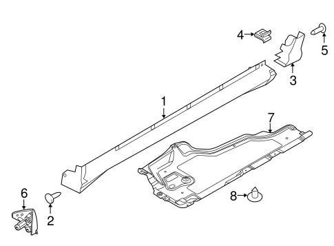 Body/Exterior Trim - Pillars for 2013 Ford Edge #1