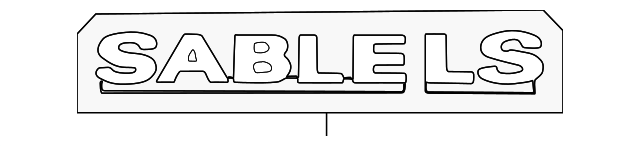 4F4Z-5442528-CA Деталь NAMEPLATE