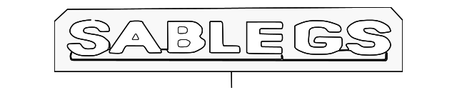 YF4Z7442528BA Деталь NAMEPLATE