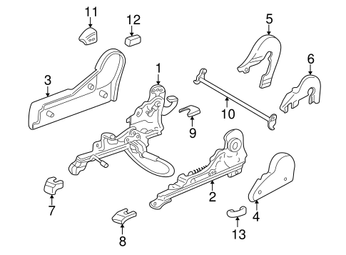 Tracks & Components for 1998 Toyota RAV4 #0