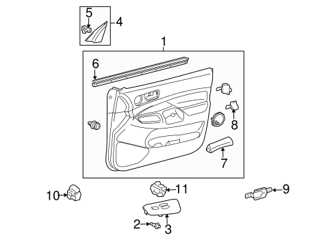 ELECTRICAL/FRONT DOOR for 2006 Toyota Tacoma #2