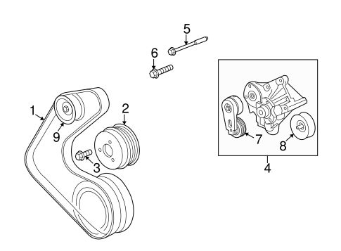 Range Rover Sport BELTS & PULLEYS 2