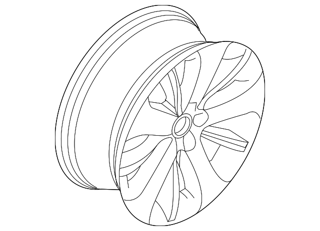BG1Z-1007-C Деталь WHEEL, ALLOY