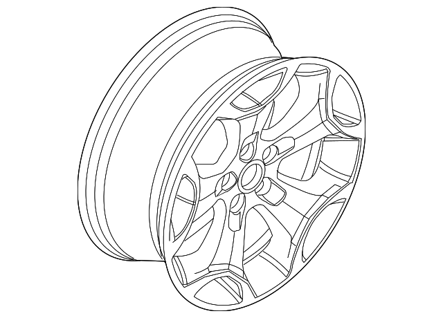 BG1Z-1007-B Деталь WHEEL, ALLOY
