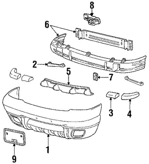 Mountaineer BUMPER & COMPONENTS - FRONT