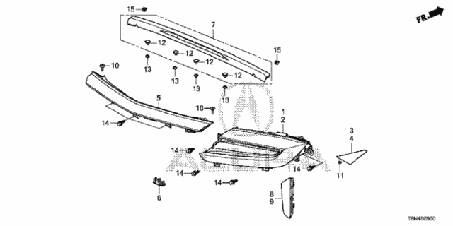 Taillight - License Light for 2018 Acura NSX #0