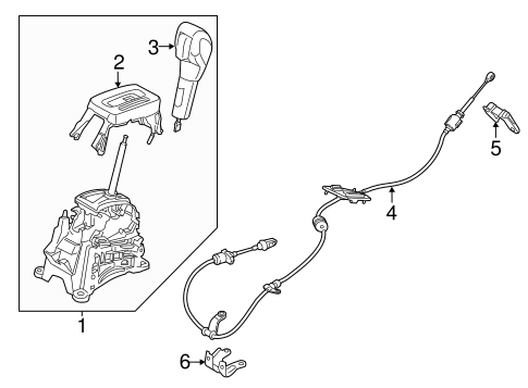 Body/Shifter Housing for 2017 Ford Fiesta #1