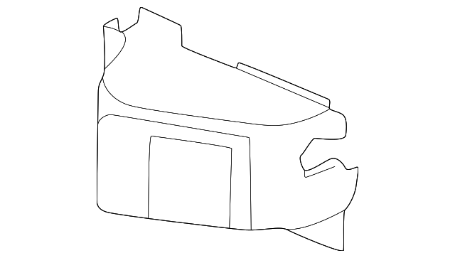 GJA3613AL Деталь TRUNK SIDE TRIM, LEFT
