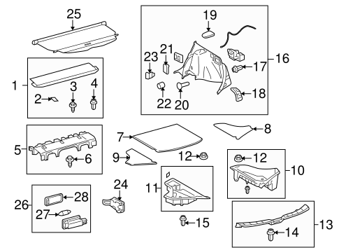 BODY/INTERIOR TRIM - REAR BODY for 2013 Toyota Venza #1