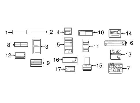 BODY/LABELS for 2014 Toyota Sienna #1