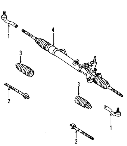 STEERING/STEERING GEAR & LINKAGE for 2008 Scion xD #2