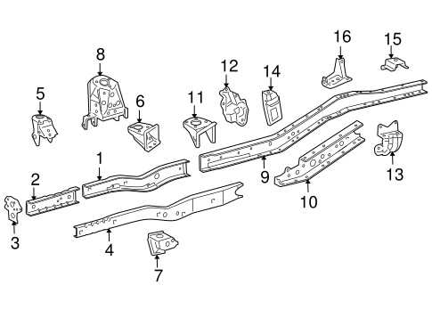BODY/FRAME & COMPONENTS for 2007 Toyota Tacoma #1