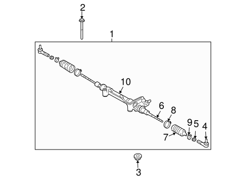 STEERING/STEERING GEAR & LINKAGE for 2016 Toyota 4Runner #2