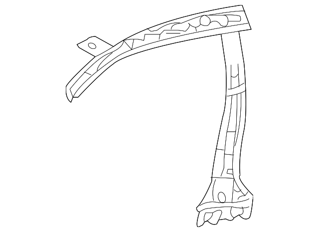 19183956 Деталь INNER SIDE RAIL, RIGHT