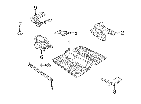 9-3 FLOOR & RAILS