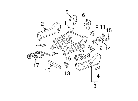 BODY/TRACKS & COMPONENTS for 2003 Toyota Avalon #1