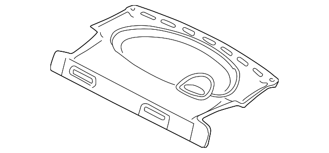 4S4Z6146668AAC Деталь PKG TRAY TRIM