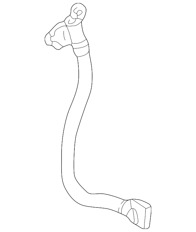 3W4Z-2A442-AA BRAKE HOSE, RIGHT