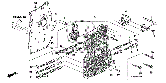 TRANSMISSION - AUTOMATIC/AT MAIN VALVE BODY for 2010 Honda CIVIC COUPE #1