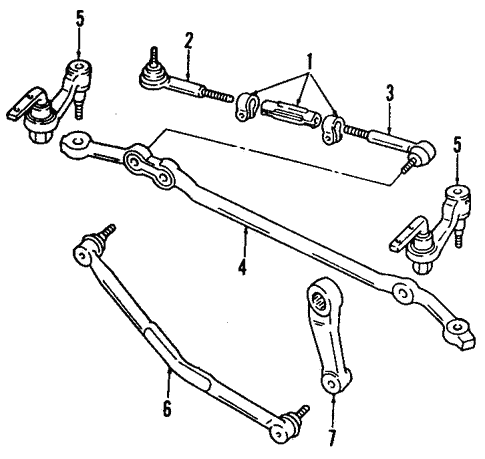 Steering/Steering Gear & Linkage for 1993 GMC Safari #4