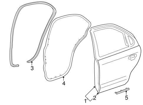 Five Hundred DOOR & COMPONENTS