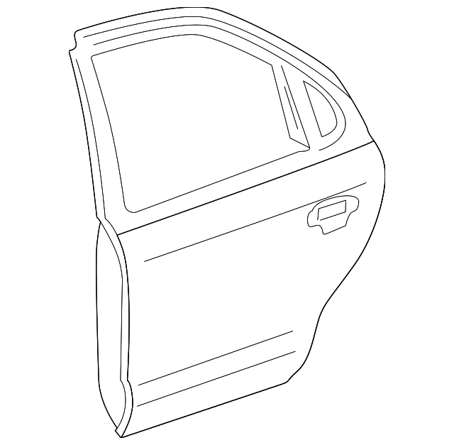 6G1Z-5424630-A Деталь DOOR SHELL, RIGHT