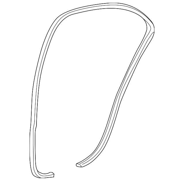 5G1Z-54253A10-AA Деталь W'STRIP ON BODY, LEFT