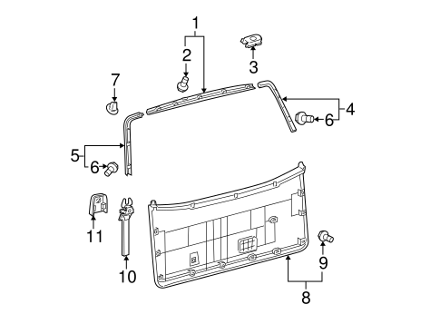 BODY/INTERIOR TRIM for 2014 Toyota Sequoia #1