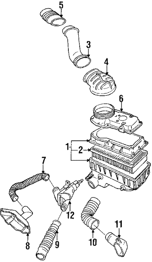 Air Inlet for 1985 Volkswagen Cabriolet #0