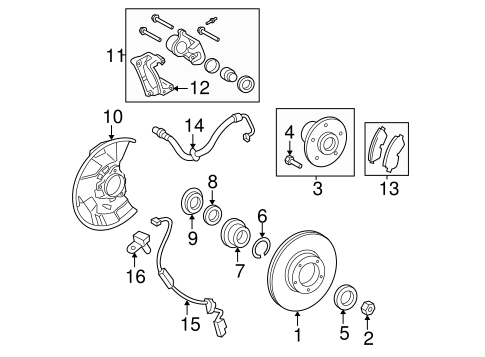 BRAKES/FRONT BRAKES for 2005 Toyota Tacoma #2