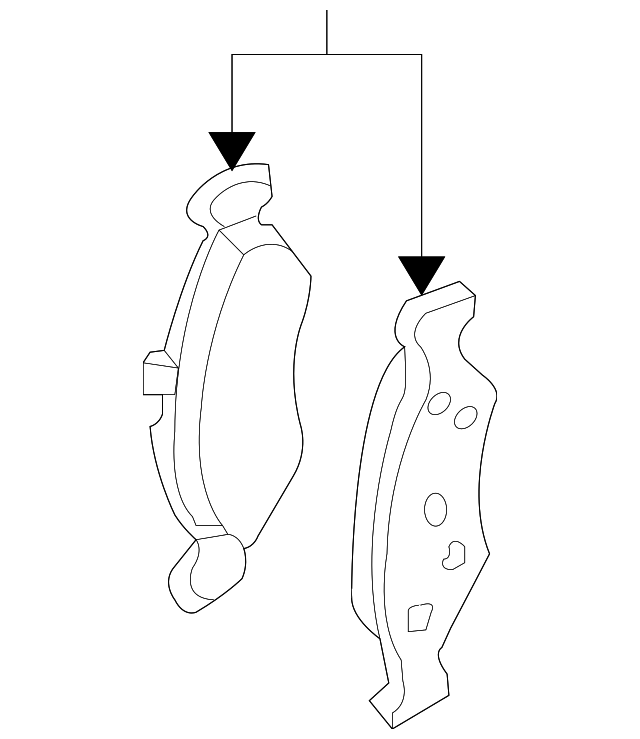 5S4Z-2001-AA BRAKE PADS