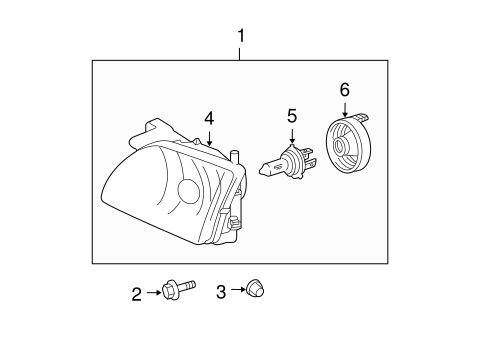 ELECTRICAL/BULBS - CHASSIS for 2003 Toyota Tacoma #1
