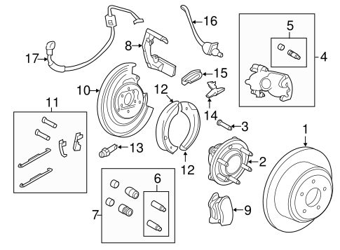 Brakes/Brake Components for 2014 Ford Expedition #1