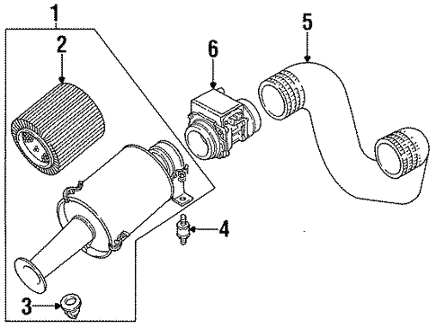 Air Inlet for 1995 Land Rover Defender 90 #0