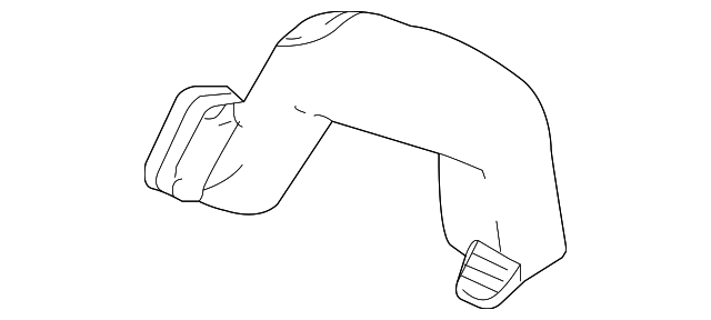 DM5Z-18490-A Деталь SIDE DUCT, RIGHT