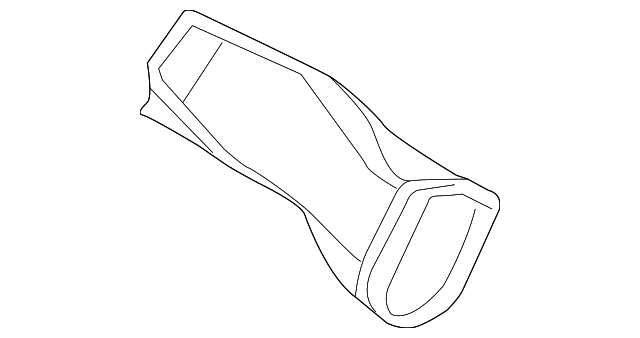 DM5Z-18491-A Деталь SIDE DUCT, LEFT